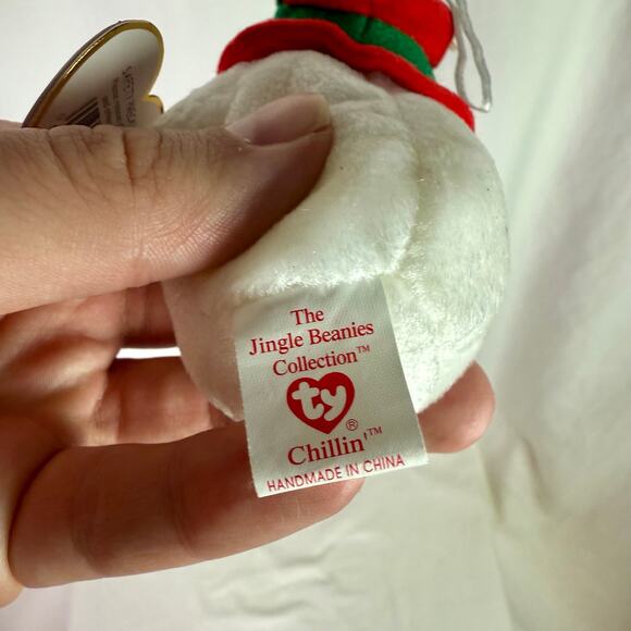 Lot 4 Christmas Decor Santa Clause Ty Snowman Chillin Mouse Plush Tree Candle - Picture 6 of 8